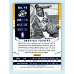 2014-15 Panini Threads  # 48 Derrick Favors