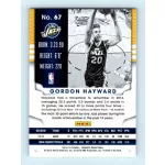 2014-15 Panini Threads  # 67 Gordon Hayward