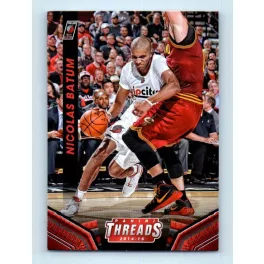 2014-15 Panini Threads  # 144 Nicolas Batum