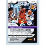2018-19 Panini Prizm Prizms Fast Break Blue  # 36 Rajon Rondo