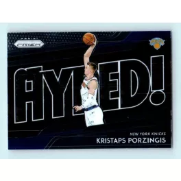 2018-19 Panini Prizm Get Hyped!  # 3 Kristaps Porzingis