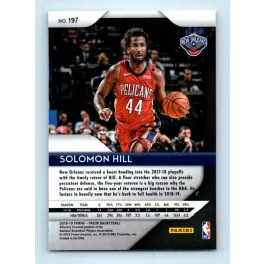 2018-19 Panini Prizm  # 197 Solomon Hill