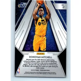 2018-19 Panini Prizm All Day  # 17 Donovan Mitchell