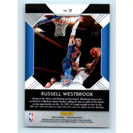   2018-19 Panini Prizm That's Savage!  # 10 Russell Westbrook