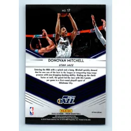   2018-19 Panini Prizm Go Hard or Go Home Hyper # 17 Donovan Mitchell