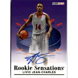   2013-14 Fleer Retro '92-93 Rookie Sensations Autographs  # RS-16 Livio Jean-Charles