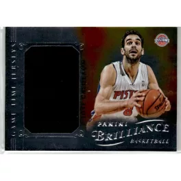   2012-13 Panini Brilliance Game Time Jerseys  # 2 Jose Calderon