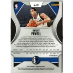 2019-20 Panini Prizm Green # 81 Dwight Powell