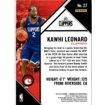 2019-20 Panini Chronicles  # 27 Kawhi Leonard