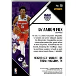 2019-20 Panini Chronicles Pink # 29 De'Aaron Fox