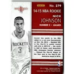 2014-15 Panini Threads Leather Rookies # 279 Nick Johnson