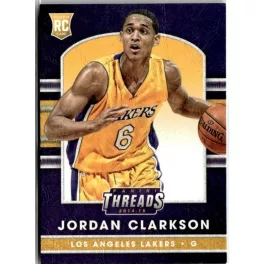 2014-15 Panini Threads Leather Rookies # 276 Jordan Clarkson