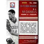 2014-15 Panini Threads Leather Rookies # 258 K.J. McDaniels