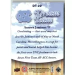 2010-11 Upper Deck North Carolina Dream Team 3D # DT-22 Antawn Jamison