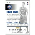 2017-18 Panini Essentials  # 125 Dario Saric