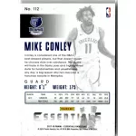 2017-18 Panini Essentials Red # 112 Mike Conley