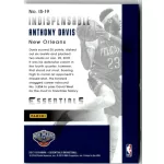 2017-18 Panini Essentials Indispensable Stars  # IS-19 Anthony Davis