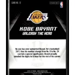 2015 Panini Kobe HeroVillain - Blue Larry O'Brien Trophy Unleash the Hero # 12 Kobe Bryant