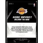 2015 Panini Kobe HeroVillain - Blue Larry O'Brien Trophy Unleash the Hero # 17 Kobe Bryant