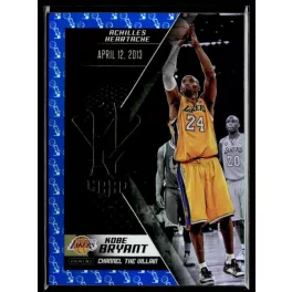   2015 Panini Kobe HeroVillain - Blue Larry O'Brien Trophy Channel the Villain # 18 Kobe Bryant