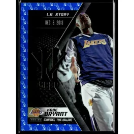   2015 Panini Kobe HeroVillain - Blue Larry O'Brien Trophy Channel the Villain # 19 Kobe Bryant