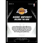 2015 Panini Kobe HeroVillain - Blue Larry O'Brien Trophy Unleash the Hero # 20 Kobe Bryant
