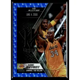   2015 Panini Kobe HeroVillain - Blue Larry O'Brien Trophy Channel the Villain # 5 Kobe Bryant