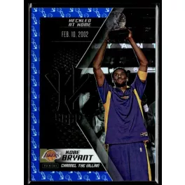   2015 Panini Kobe HeroVillain - Blue Larry O'Brien Trophy Channel the Villain # 7 Kobe Bryant