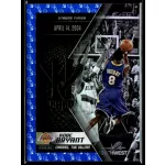 2015 Panini Kobe HeroVillain - Blue Larry O'Brien Trophy Channel the Villain # 9 Kobe Bryant