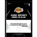 2015 Panini Kobe HeroVillain - Purple 8 Channel the Villain # 1 Kobe Bryant