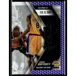   2015 Panini Kobe HeroVillain - Purple 8 Unleash the Hero # 3 Kobe Bryant