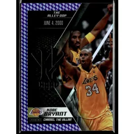   2015 Panini Kobe HeroVillain - Purple 8 Channel the Villain # 5 Kobe Bryant