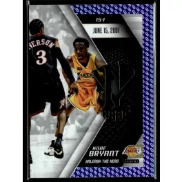   2015 Panini Kobe HeroVillain - Purple 8 Unleash the Hero # 8 Kobe Bryant