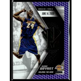   2015 Panini Kobe HeroVillain - Purple 8 Unleash the Hero # 14 Kobe Bryant