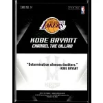 2015 Panini Kobe HeroVillain - Purple 8 Channel the Villain # 14 Kobe Bryant