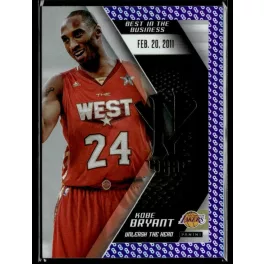   2015 Panini Kobe HeroVillain - Purple 8 Unleash the Hero # 16 Kobe Bryant