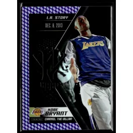   2015 Panini Kobe HeroVillain - Purple 8 Channel the Villain # 19 Kobe Bryant