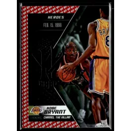   2015 Panini Kobe HeroVillain - Red MVP Channel the Villain # 3 Kobe Bryant