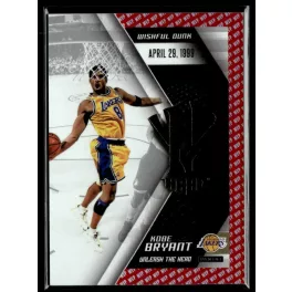   2015 Panini Kobe HeroVillain - Red MVP Unleash the Hero # 4 Kobe Bryant