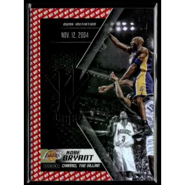   2015 Panini Kobe HeroVillain - Red MVP Channel the Villain # 10 Kobe Bryant