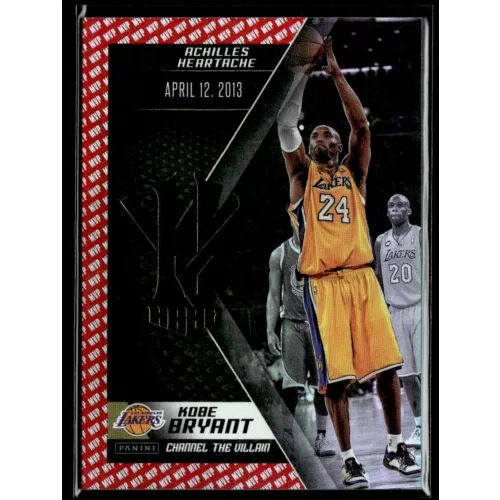 2015 Panini Kobe HeroVillain - Red MVP Channel the Villain # 18 Kobe Bryant