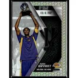   2015 Panini Kobe HeroVillain - Gold 24 Unleash the Hero # 7 Kobe Bryant