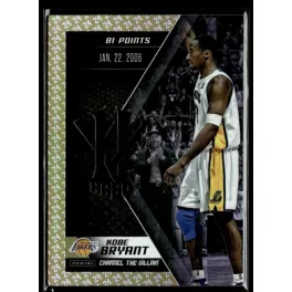   2015 Panini Kobe HeroVillain - Gold 24 Channel the Villain # 11 Kobe Bryant