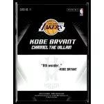 2015 Panini Kobe HeroVillain - Gold 24 Channel the Villain # 11 Kobe Bryant