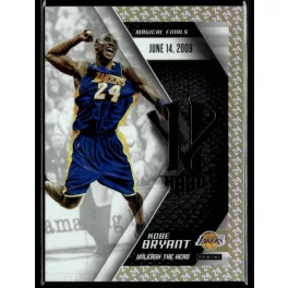   2015 Panini Kobe HeroVillain - Gold 24 Unleash the Hero # 14 Kobe Bryant