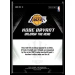 2015 Panini Kobe HeroVillain - Gold 24 Unleash the Hero # 14 Kobe Bryant