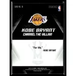 2015 Panini Kobe HeroVillain - Gold 24 Channel the Villain # 19 Kobe Bryant