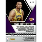 2019-20 Panini Mosaic  # 215 Talen Horton-Tucker