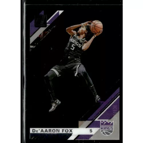 2019-20 Clearly Donruss  # 38 De'Aaron Fox