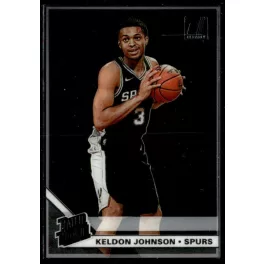 2019-20 Clearly Donruss Rated Rookie # 77 Keldon Johnson